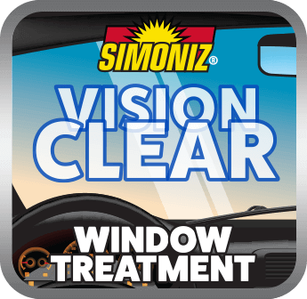 simoniz vision clear window treatment graphic