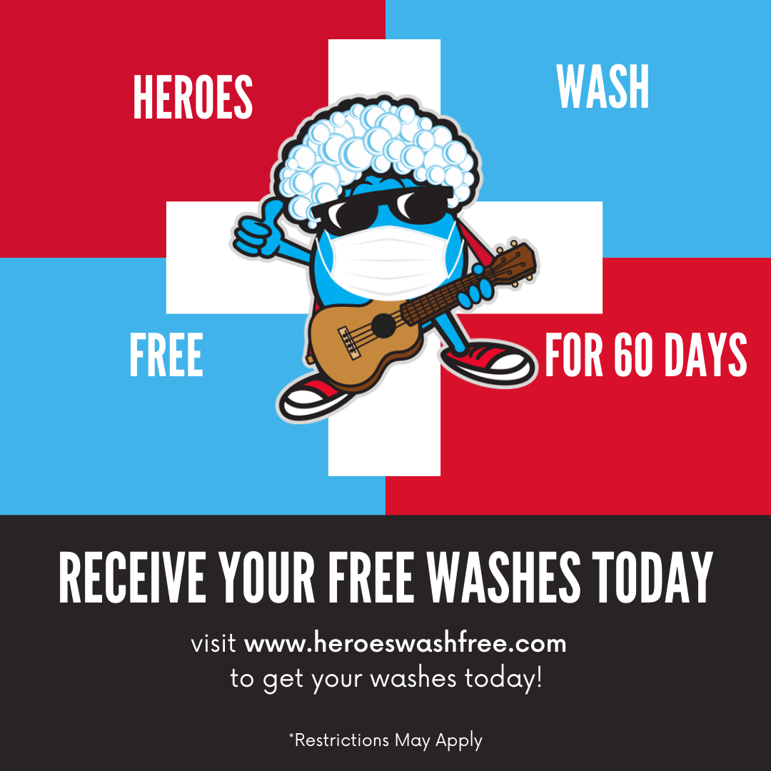 heroes wash free graphic